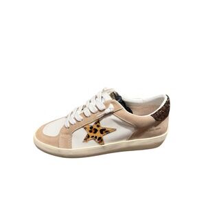 Vintage Havana Norah  Leopard Star Sneakers NIB Size 9‎